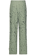 POST ARCHIVE FACTION (PAF) 6.0 Trousers in Olive Green, view 2, click to view large image.