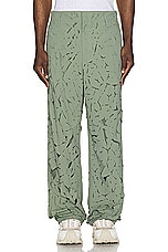 POST ARCHIVE FACTION (PAF) 6.0 Trousers in Olive Green, view 3, click to view large image.