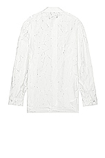 POST ARCHIVE FACTION (PAF) 6.0 Shirt in White, view 2, click to view large image.
