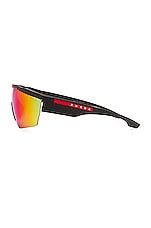 Prada Linea Rossa Sunglasses in Multi, view 3, click to view large image.