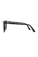 Prada Cat Eye Sunglasses in Black, view 3, click to view large image.