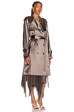 Peter Do for FWRD Handkerchief Trench in Warm Grey, view 3, click to view large image.