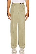 Peter Do Twisted Seam Pant in Sage, view 3, click to view large image.
