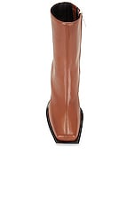 Peter Do Everyday Platform Boots in Brown, view 4, click to view large image.