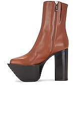 Peter Do Everyday Platform Boots in Brown, view 5, click to view large image.