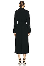 Proenza Schouler Vanessa Shirt Dress in Black, view 3, click to view large image.