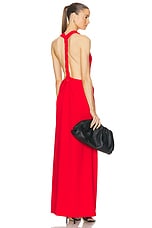 Proenza Schouler Faye Backless Dress in Red, view 1, click to view large image.