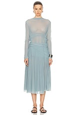 Proenza Schouler Riley Dress in Steel, view 1, click to view large image.