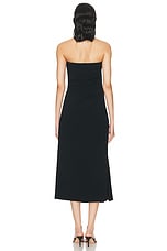 Proenza Schouler Shira Strapless Dress in Black, view 4, click to view large image.