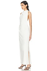 Proenza Schouler Selena Twist Back Dress in White, view 4, click to view large image.
