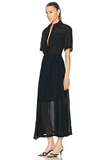 Proenza Schouler Emory Dress in Black, view 3, click to view large image.