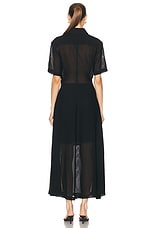Proenza Schouler Emory Dress in Black, view 4, click to view large image.