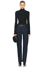 Proenza Schouler Ryman Wide Leg in Indigo, view 5, click to view large image.