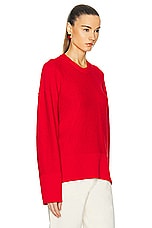 Proenza Schouler Amy Sweater in Red, view 2, click to view large image.
