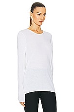 Proenza Schouler Tina Sweater in White, view 3, click to view large image.