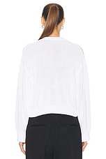 Proenza Schouler Sofia Cardigan in Off White, view 3, click to view large image.