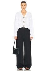 Proenza Schouler Sofia Cardigan in Off White, view 4, click to view large image.