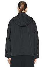 Proenza Schouler Maxwell Anorak in Black, view 3, click to view large image.