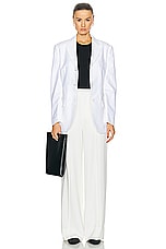 Proenza Schouler Sandis Blazer in White, view 5, click to view large image.