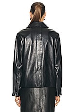 Proenza Schouler Roos Jacket in Black, view 3, click to view large image.