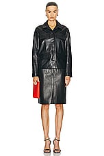 Proenza Schouler Roos Jacket in Black, view 4, click to view large image.