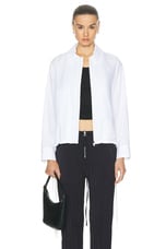 Proenza Schouler Emerson Jacket in White, view 1, click to view large image.