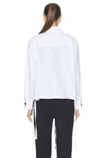 Proenza Schouler Emerson Jacket in White, view 3, click to view large image.