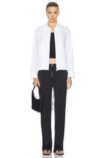 Proenza Schouler Emerson Jacket in White, view 4, click to view large image.