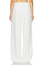 Proenza Schouler Weyes Bootcut Pant in White, view 3, click to view large image.