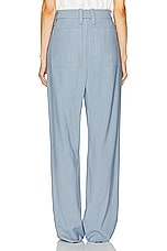 Proenza Schouler Otis Pant in Steel, view 3, click to view large image.