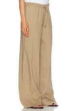 Proenza Schouler Jade Pant in Bronze, view 2, click to view large image.