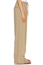 Proenza Schouler Jade Pant in Bronze, view 3, click to view large image.