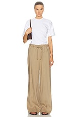 Proenza Schouler Jade Pant in Bronze, view 5, click to view large image.