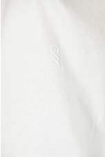 Proenza Schouler Talia V Neck Top in White, view 5, click to view large image.