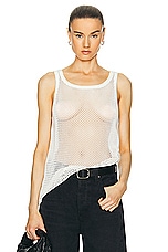 Proenza Schouler Kiki Tank in White, view 1, click to view large image.