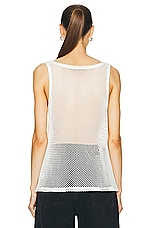 Proenza Schouler Kiki Tank in White, view 4, click to view large image.