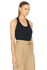 Proenza Schouler Stevie Top in Black, view 2, click to view large image.