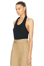 Proenza Schouler Stevie Top in Black, view 3, click to view large image.