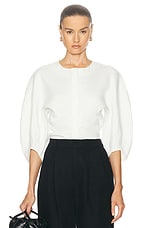 Proenza Schouler Reagan Top in Pearl, view 1, click to view large image.