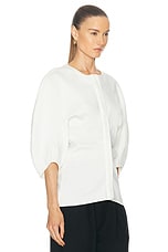 Proenza Schouler Reagan Top in Pearl, view 2, click to view large image.