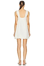 Posse Mylah Mini Dress in Cream, view 3, click to view large image.