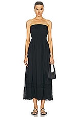 Posse Mylah Strapless Dress in Black, view 1, click to view large image.
