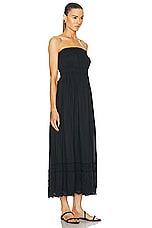 Posse Mylah Strapless Dress in Black, view 2, click to view large image.