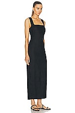 Posse Alice Midi Dress in Black, view 2, click to view large image.