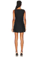 Posse Alice Mini Dress in Black, view 3, click to view large image.