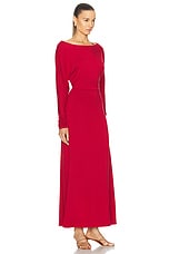 Posse Sienna Long Sleeve Dress in Crimson, view 3, click to view large image.