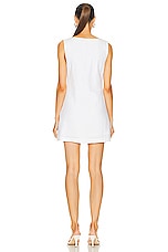 Posse Alice Mini Dress in Ivory, view 3, click to view large image.