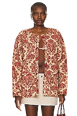 Posse Joslin Jacket in Crimson Multi, view 1, click to view large image.