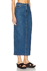 Posse Harvey Maxi Skirt in Denim, view 2, click to view large image.