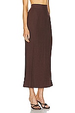 Posse Emma Pencil Skirt in Chocolate, view 2, click to view large image.